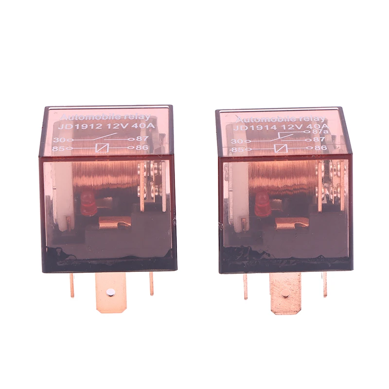 1Pcs DC 12V 40A 4Pin 5Pin Waterproof Automotive Relay SPDT Car Control Device Car Relays High Capacity Switching Controller