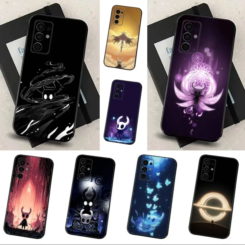 

Hot H-Hollow K-Knight Game Phone Case For Samsung Galaxy A13,A21s,A22,A31,A32,A52,A53,A71,A80,Soft Black Shell