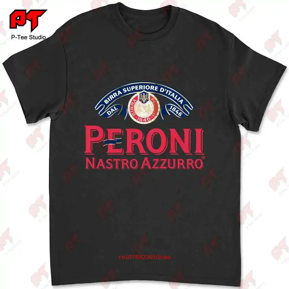 Peroni Nastro Beer Brewery Logo T-shirt EA22