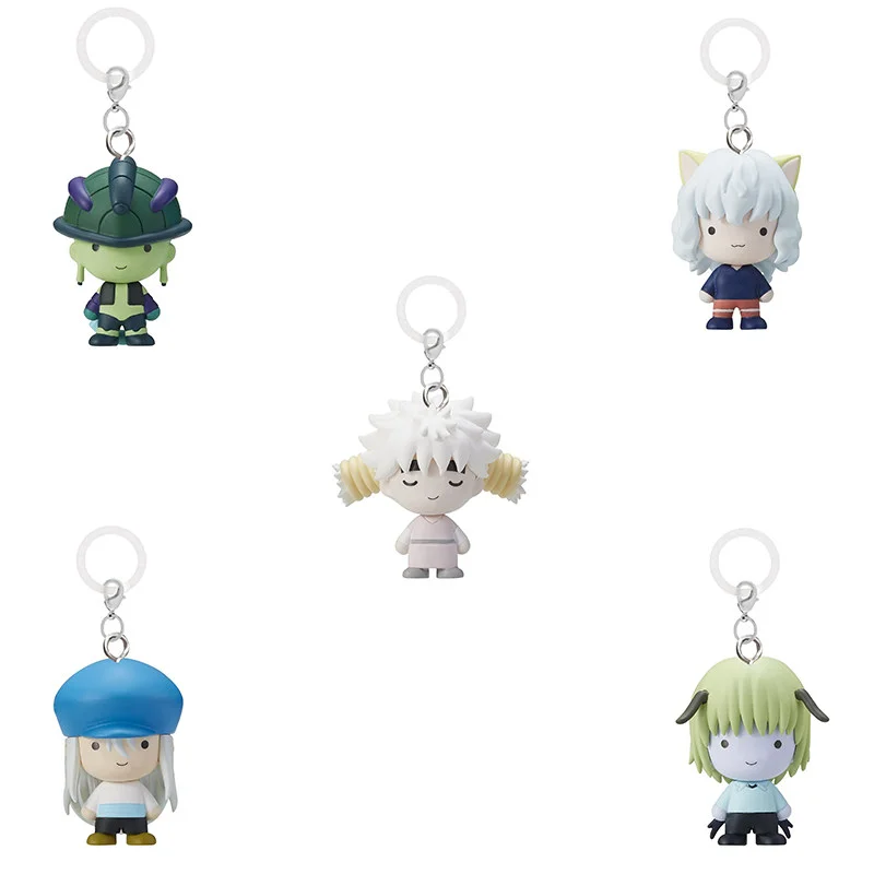 HUNTERXHUNTER ミニ フィギュア ちみメガチャーム 5個セット BANDAI ORIGINAL GASHAPON Hunter x Hunter Meruem Komugi Neferpitou