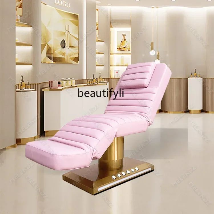 High-end lifting electric beauty bed, body massage bed, special bed for eyelash beauty salon