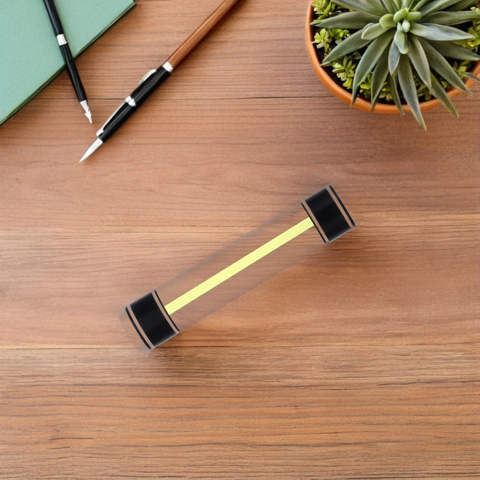 6 Inch Acrylic Magnifying Ruler Clear Reading Tool For Books Maps Blueprints Cross Stitch Patterns Transparent Measuring Guide