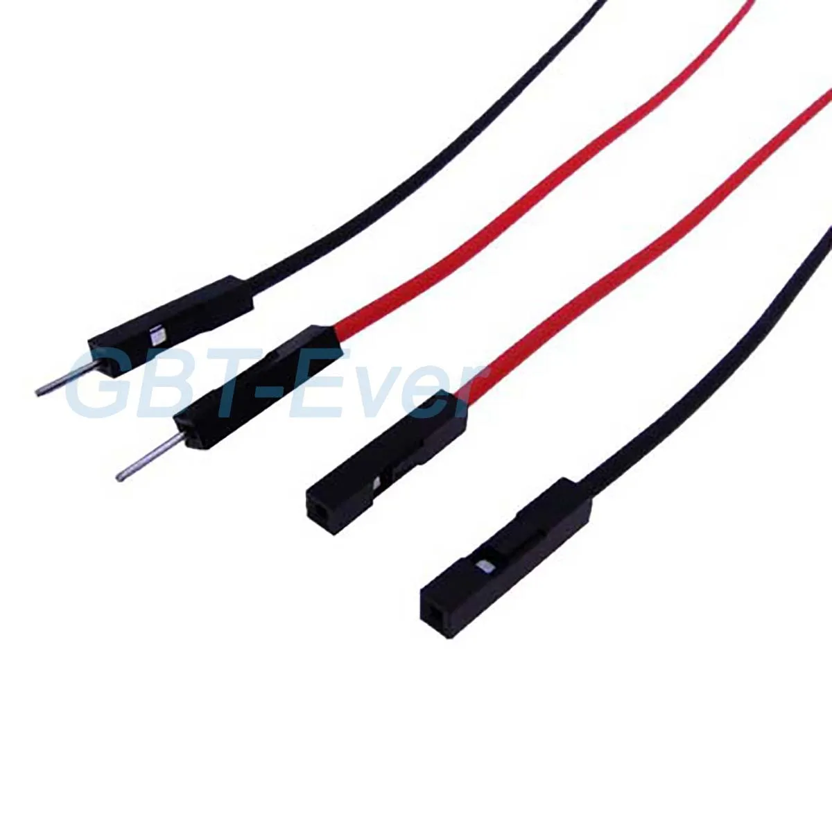 5Pcs Red/Black 113mm 162mm Male Plug Wire 105mm 155mm Female Plug Wire 1P Terminal Wire OD 1.5mm Connecting Wire Single Wire