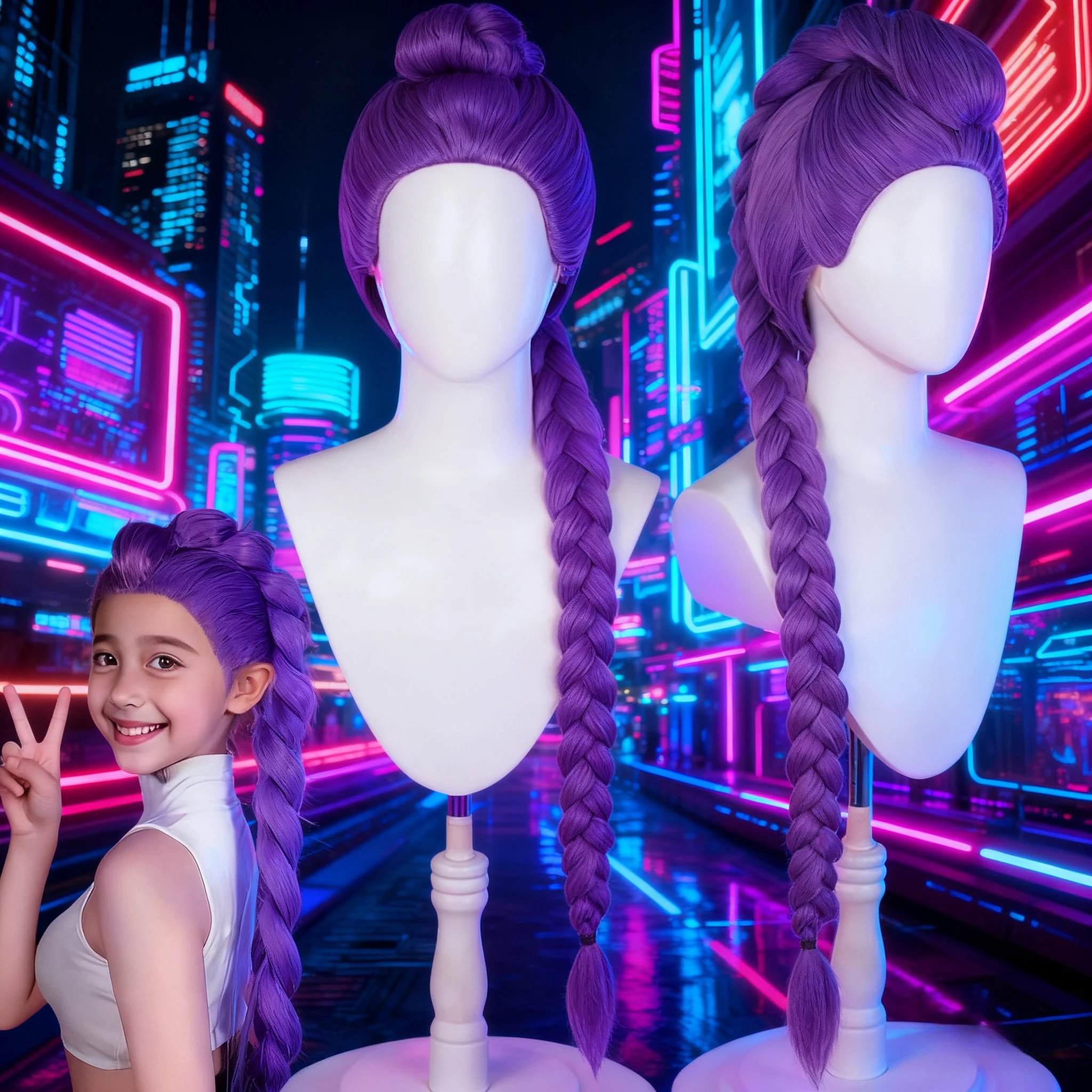 

28-мерный многоцветный аниме-парик для косплея с длинными волосами