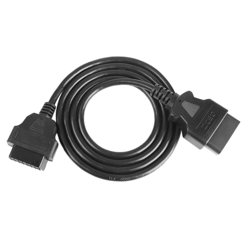 Car 16PIN OBD 2 II 5M Extension Cord Male To Female Connector OBD Extension Cord EML 327 Adapter Diagnostic Tool