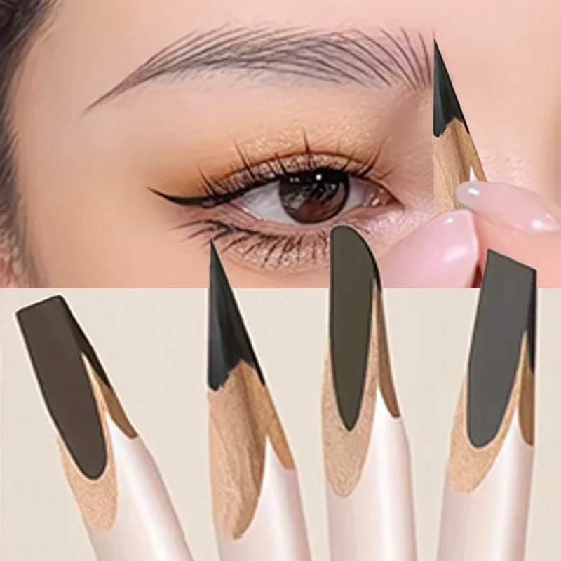 Waterproof Eyebrow Pencil Non-smudge Brow Tattoo Tint Enhancers Long Lasting Natural Outline Wild Eyebrow Shape Makeup Cosmetics