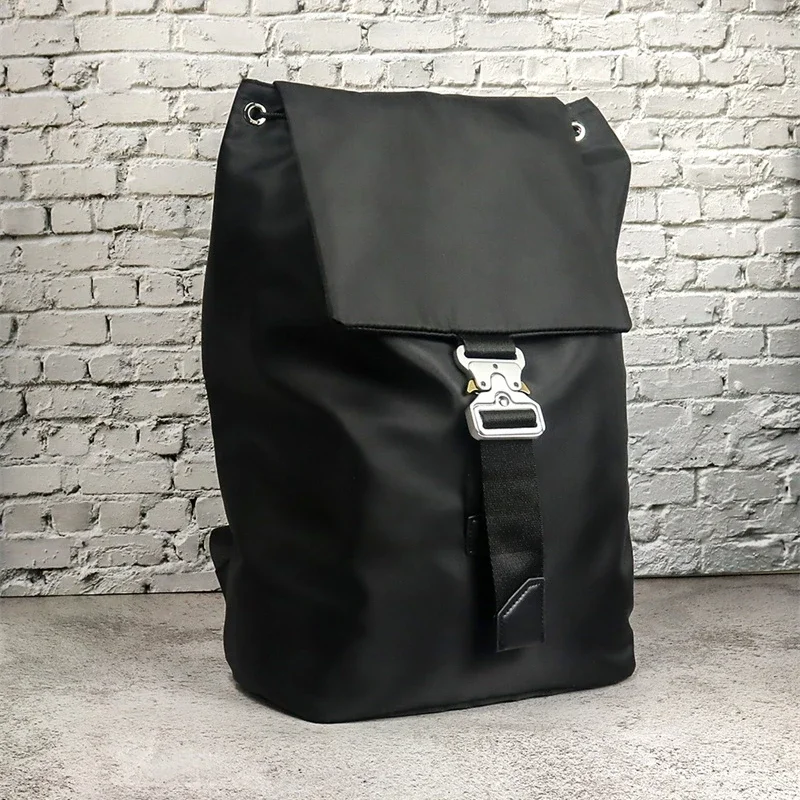 

25ss ALYX High Capacity Backpacks Zipper Computer Bag 1:1 Best Quality Alyx Black Backpacks Traveling Bag