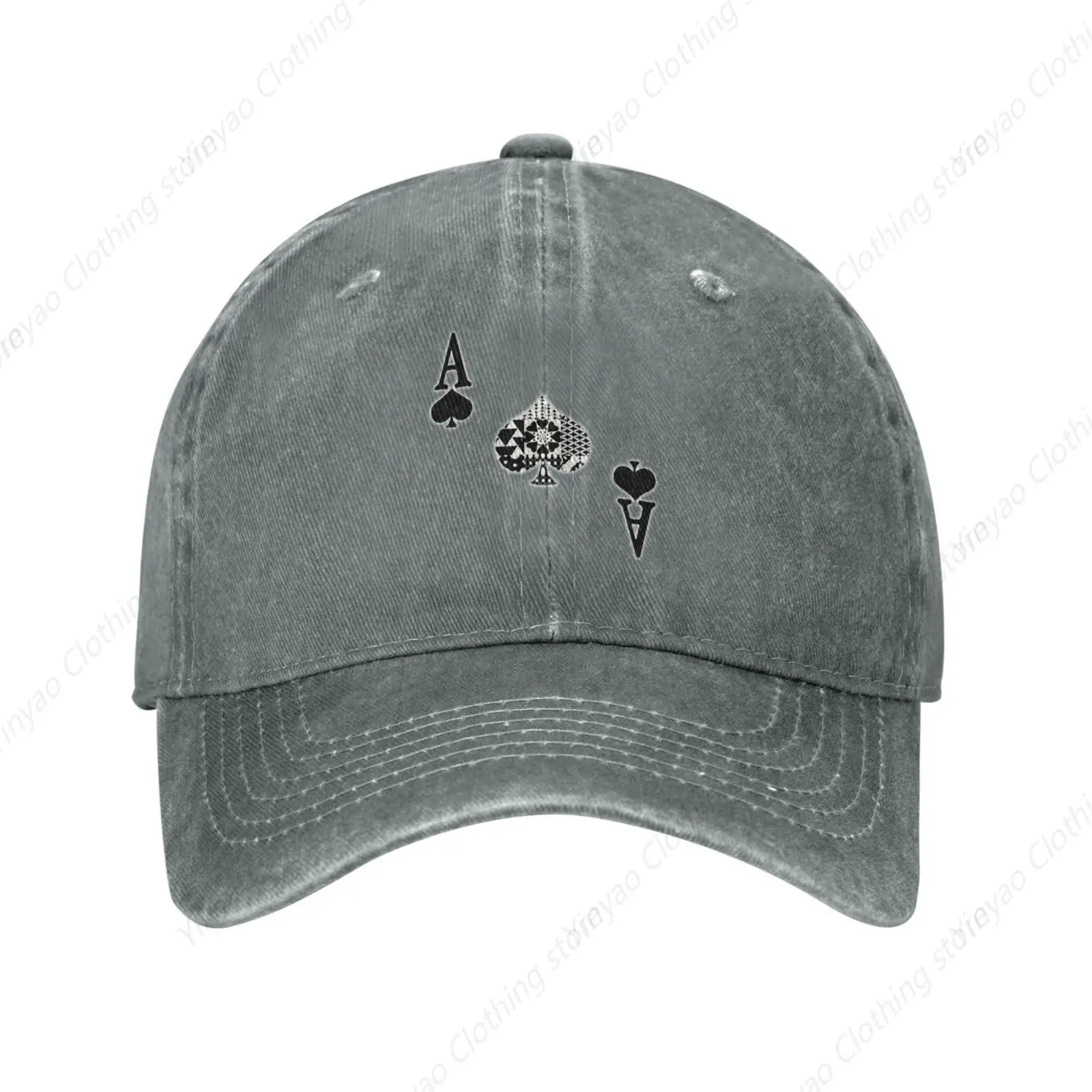 

Ace Spades Poker Cowboy Hat Cool Fashion Baseball Hat Outdoor Adjustable Truck Hat