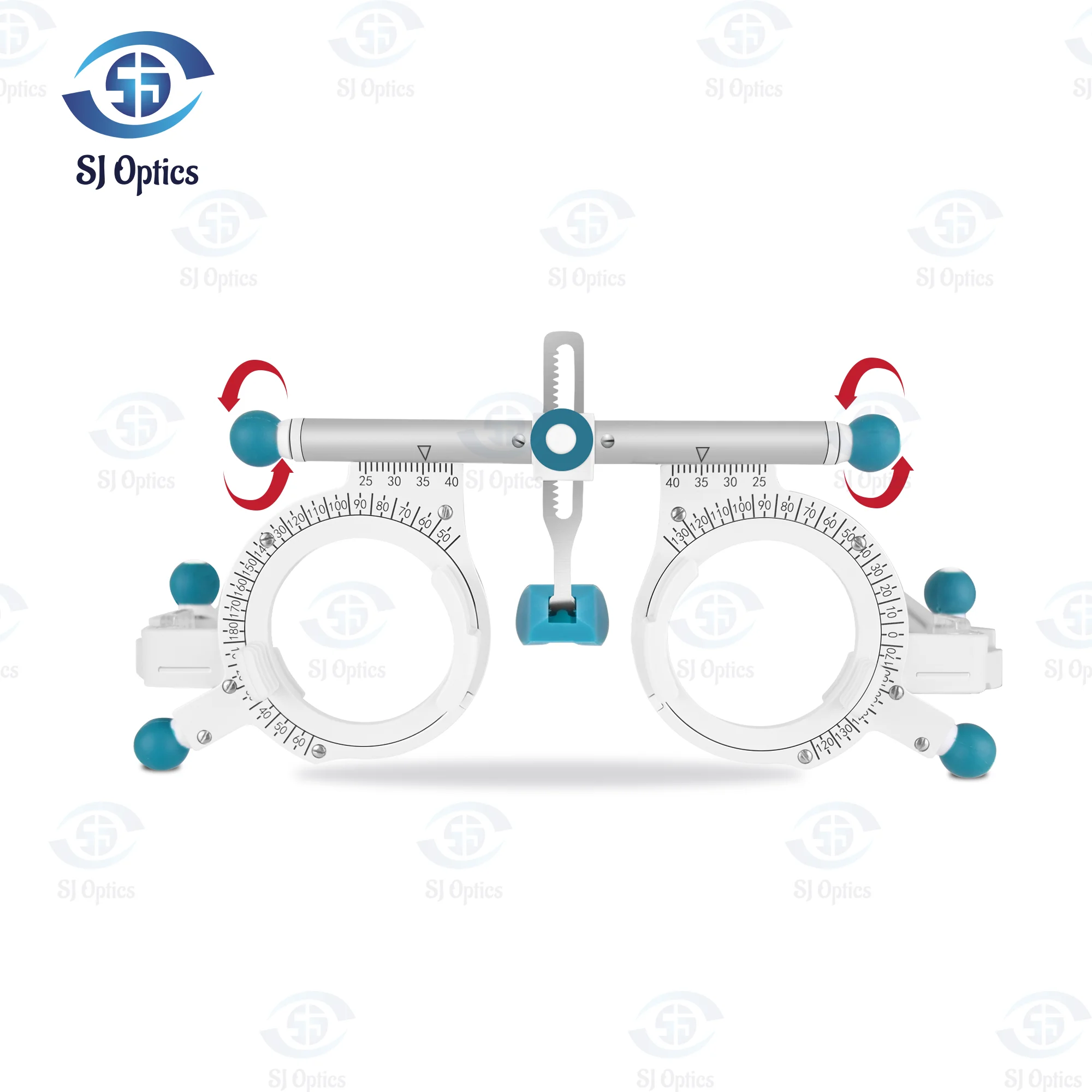 SJ Optics TF-4880 PD and Astigmatism Adjustable Universal Trial Frame Price Good Plastic Optical Titanium Trial Frame