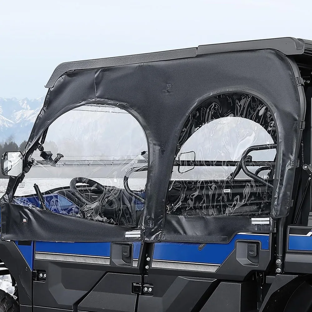 

Cab Enclosure Upper Window Compatible with KAWASAKI MULE PRO-DXT, MULE PRO-FXT 1000 820 2015-2025 UTV Soft Upper Doors
