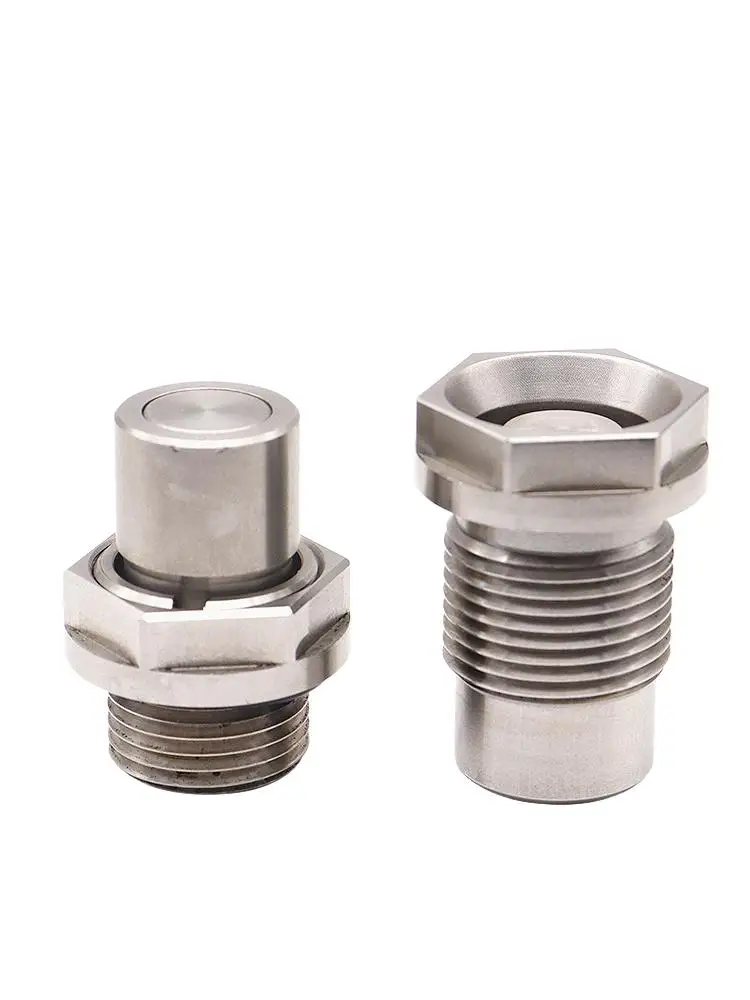 

Stainless Steel Hydraulic Fittings Flush Type Machine Tool Live Tooling Quick Connector