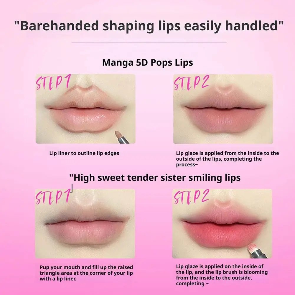 Momoyaye Lip Liner Naturale Opaco Nudo Non sbiadisce Delicato Non irritante Delicato Pesca Wild Lip Liner Per tutti i tipi di pelle