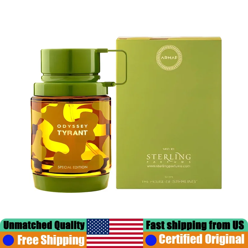 

Armaf Odyssey Tyrant Special Edition EDP Spray 3.4 Ounce Original Arab Perfumes Natural Lasting Oriental Woody Cologne for Men