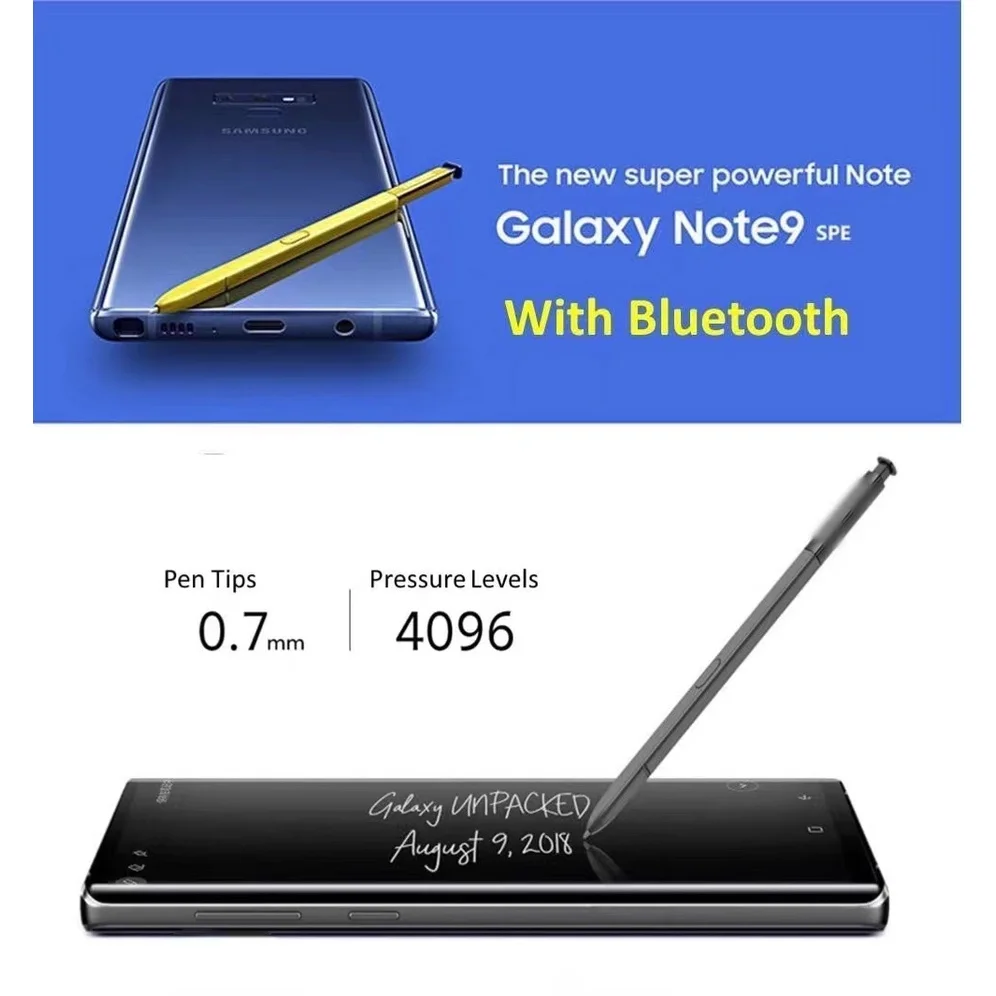 New Touch Stylus S Pen For Samsung Galaxy Note 9 Note9 N960 N960F N960P With Bluetooth Function with logo