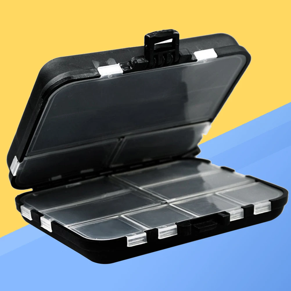 

Double Sides Fishing Portable Fishing Lure Hook Baits Storage Box Separated Organizer