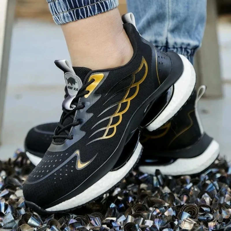 

electrical safety shoes for Men 6KV insulated shoes Non-Metal plastic toe safety boots Anti-Smash Anti Puncture Work Sneakers