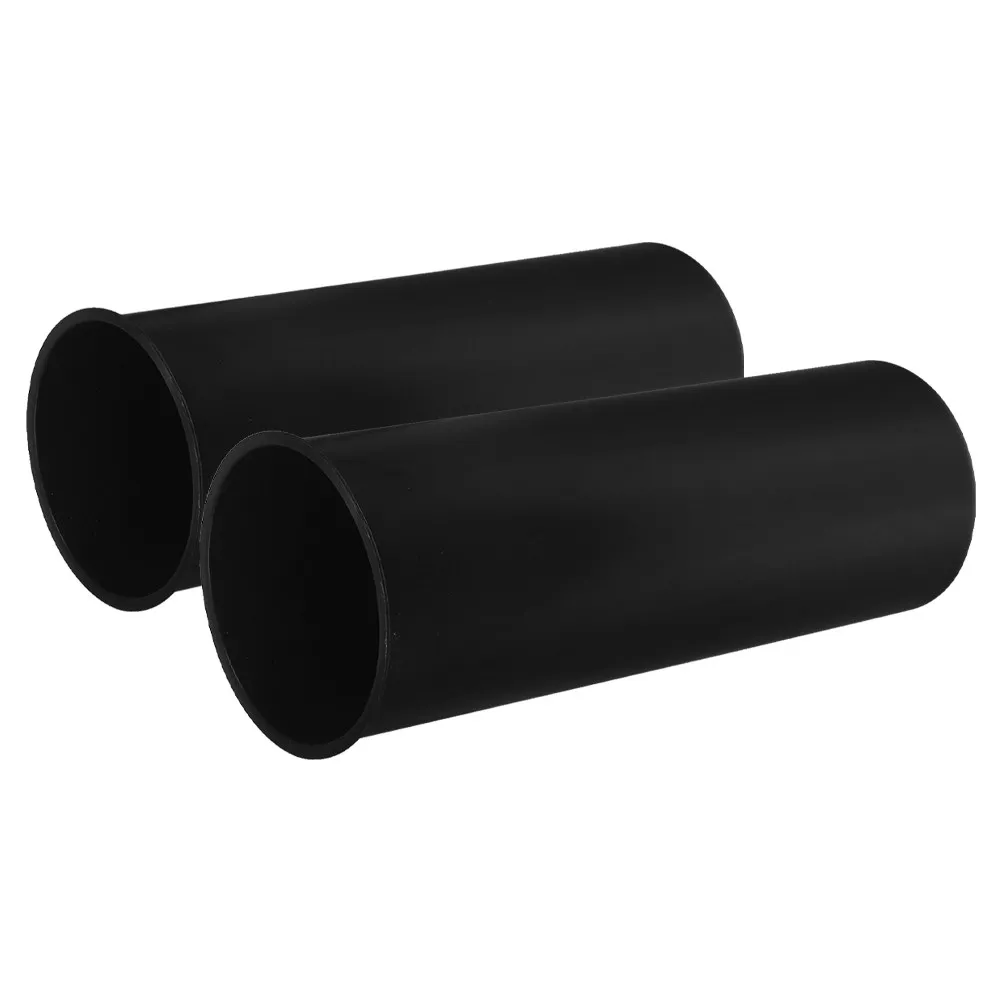 2Pcs Round Toilet Brush Holder Stable Anti-Slip Base Bathroom Accessory Cleaning Brush Container Plastic Cup Modern Bathroom view 6