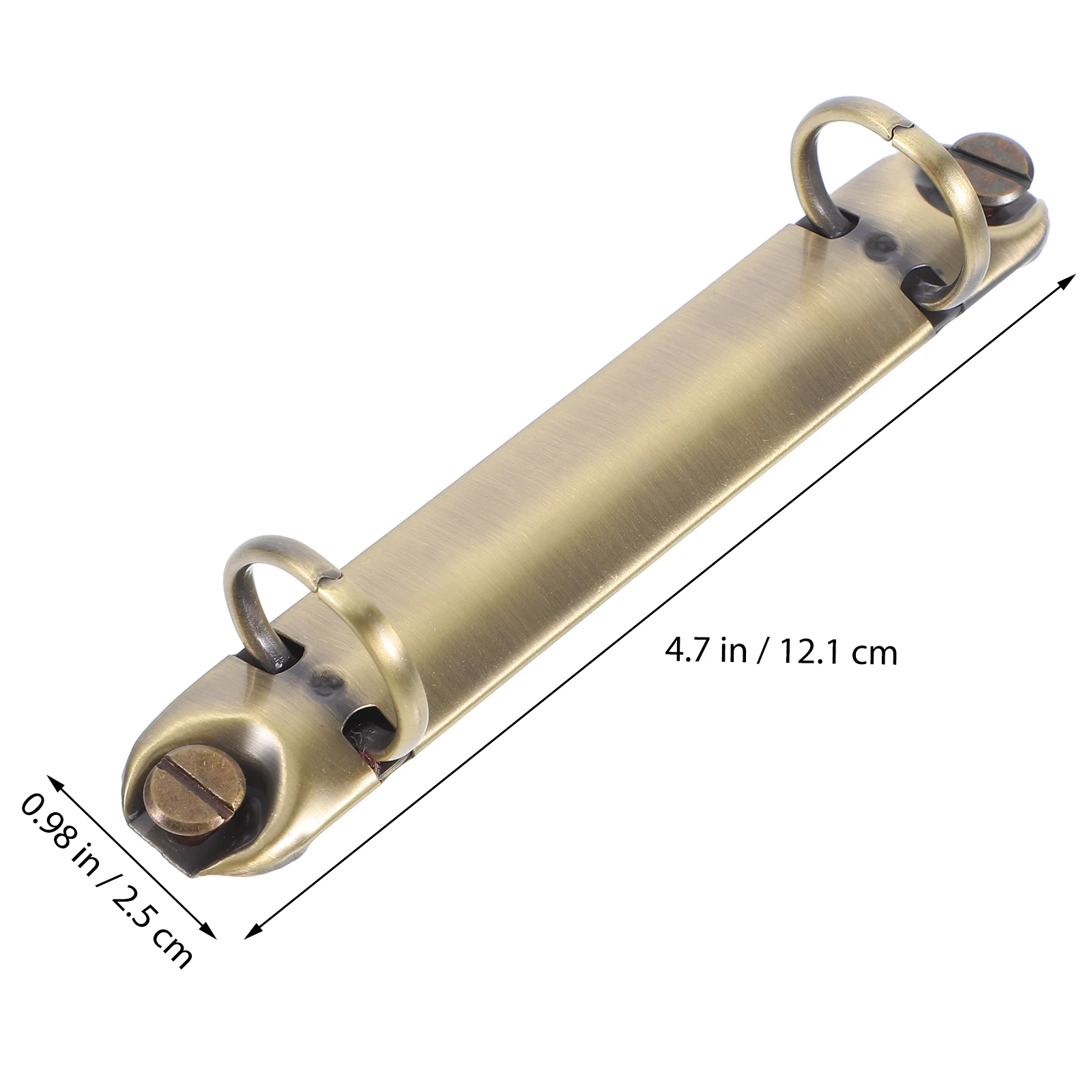 Metall Binder Ringe 2-Ring Lose Blatt Verschluss Für Notebook Planer Bindung Wirbelsäule Ersatz Legierung Buch Bindung Ringe