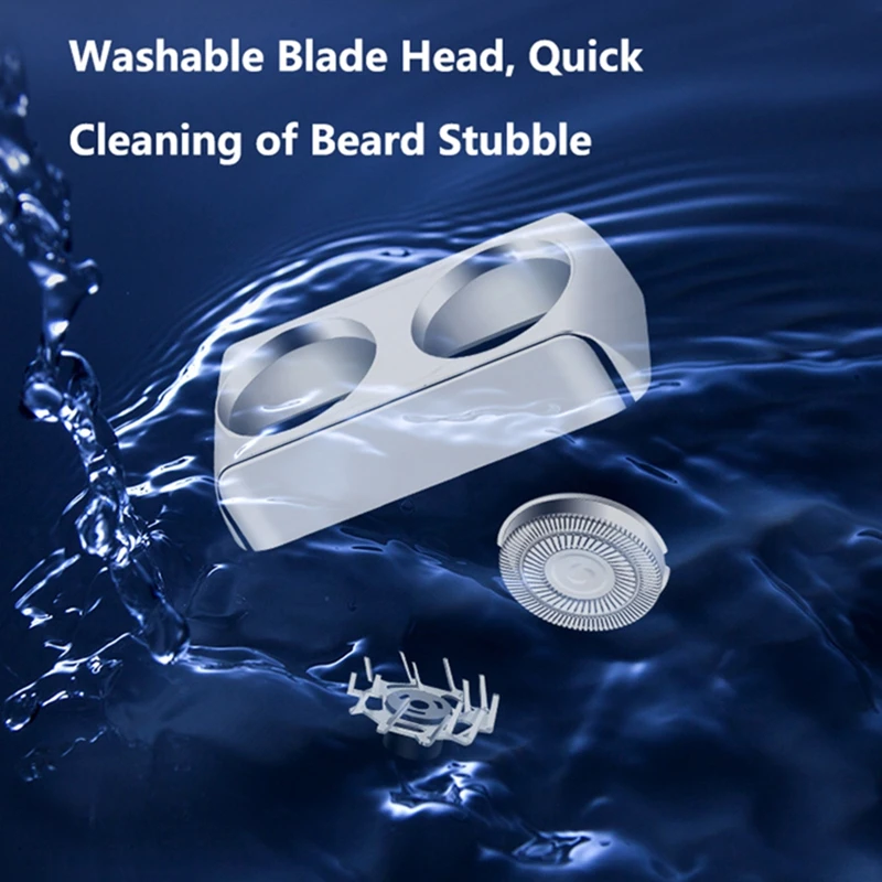 Neue Intelligente Digitale Mini Elektrische Rasierer Für männer Rasierer Elektrische Tragbare Reise Bart Messer Doppel Headed Rasierer
