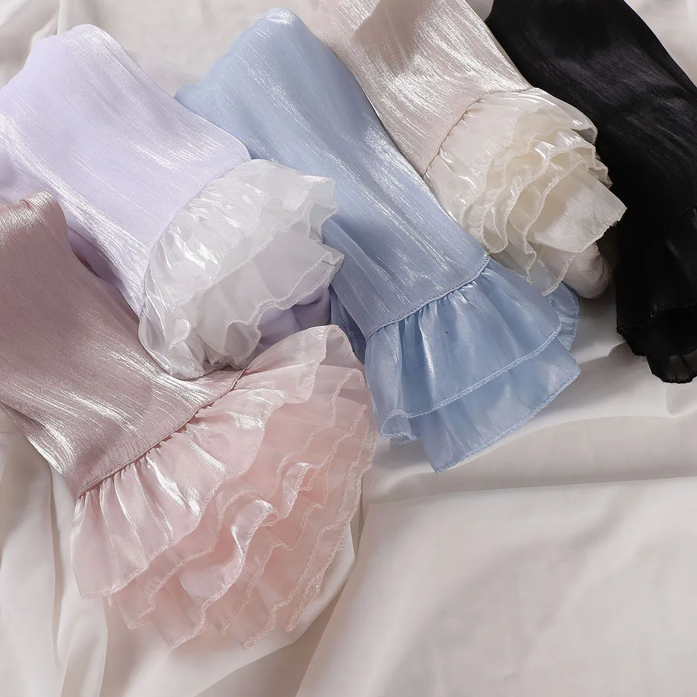 

Женский шарф-хиджаб, шифоновый мусульманский хиджаб премиум-класса, однотонный мусульманский женский однотонный платок-шаль, платок Turbante Mujer