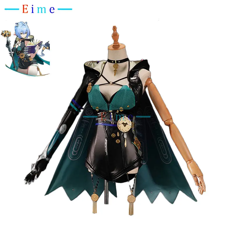 لعبة Zenless Zone Zero Lucia أزياء تنكرية للنساء بدلة حفلات لطيفة مع ذيل قرون أزياء كرنفال الهالوين مصنوعة حسب الطلب