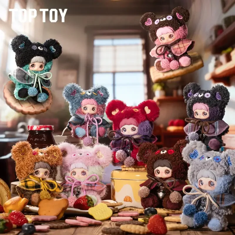 

TOPTOY MayMei Jiny Bear Cookies Series слепая коробка Guess Bag Mystery Box игрушки куклы аниме фигурка настольные украшения милый подарок