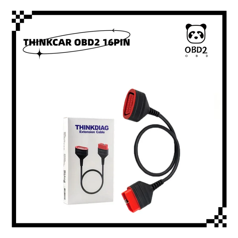 Original THINKCAR Thinkdiag Extension OBD2 Cable For DBSCAR 2/DBSCAR5/Golo Universal 16Pin Male to Female Car Diagnostic Adapter