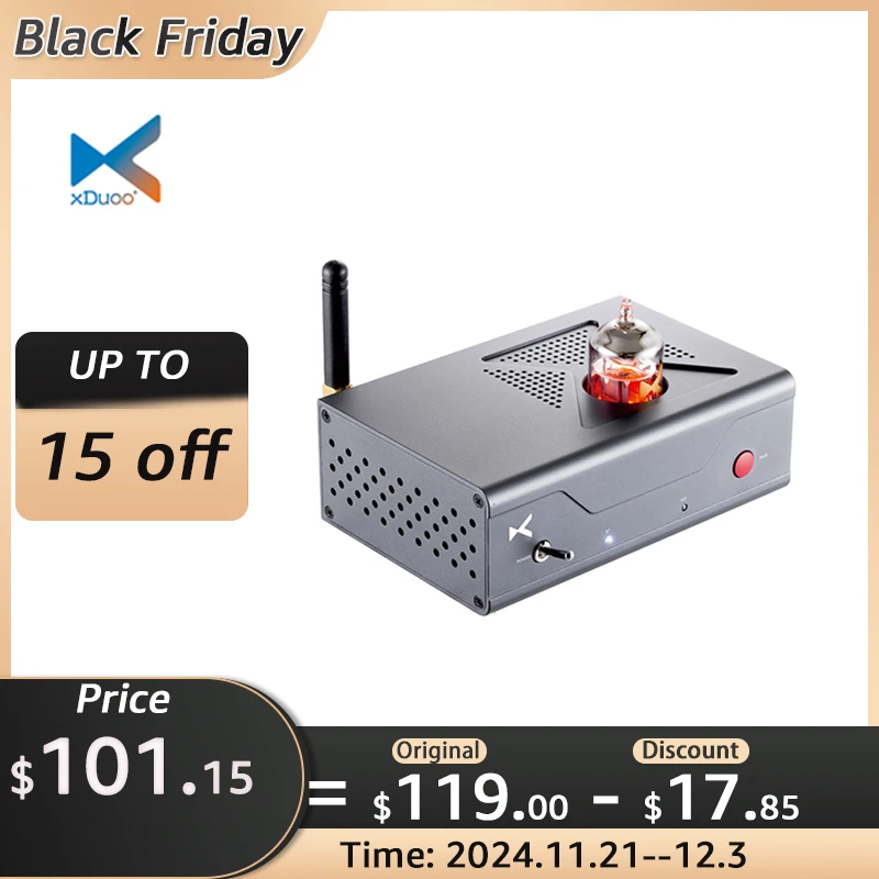 xDuoo mu603 MU-603 HIFI desktop Bluetooth 5.1 Receiver Decoder DAC ES9018K2M Tube Preamplifier AMP