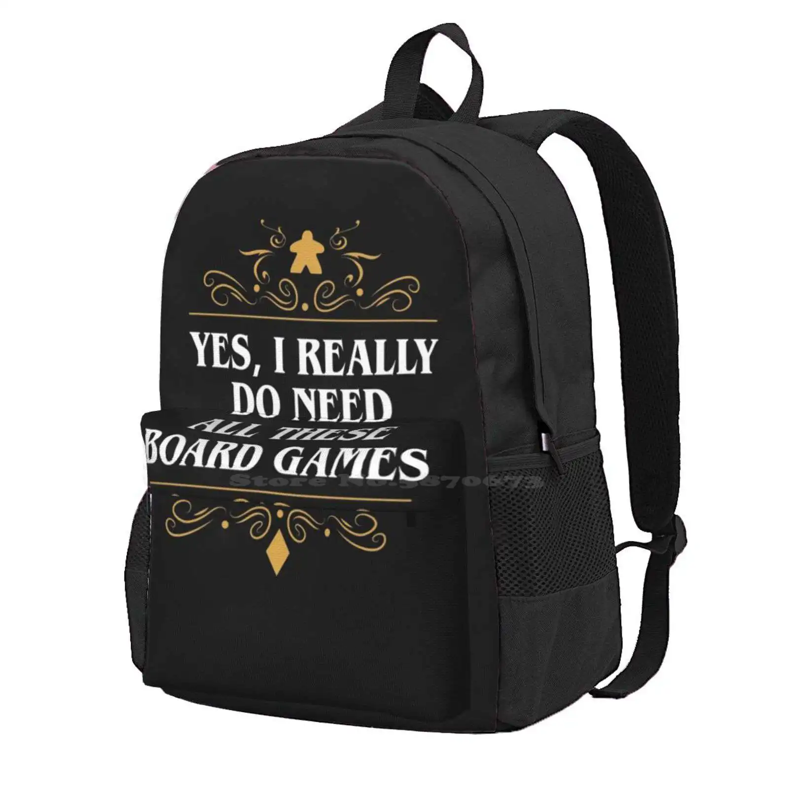 Yes I Really Do Need All These Board Games Hot Sale Schoolbag Backpack Fashion Bags Board Games Boardgames Meeples Tabletop