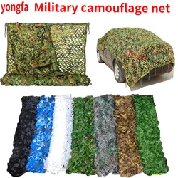 Rede de camuflagem militar para jardim, uniforme militar, caça e barraca de carro, branco, azul, verde, preto, bege