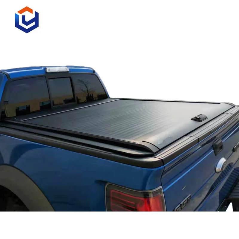 

LIYUAN accessories retractable roller hard tonneau cover for hilux rocco pick up lid