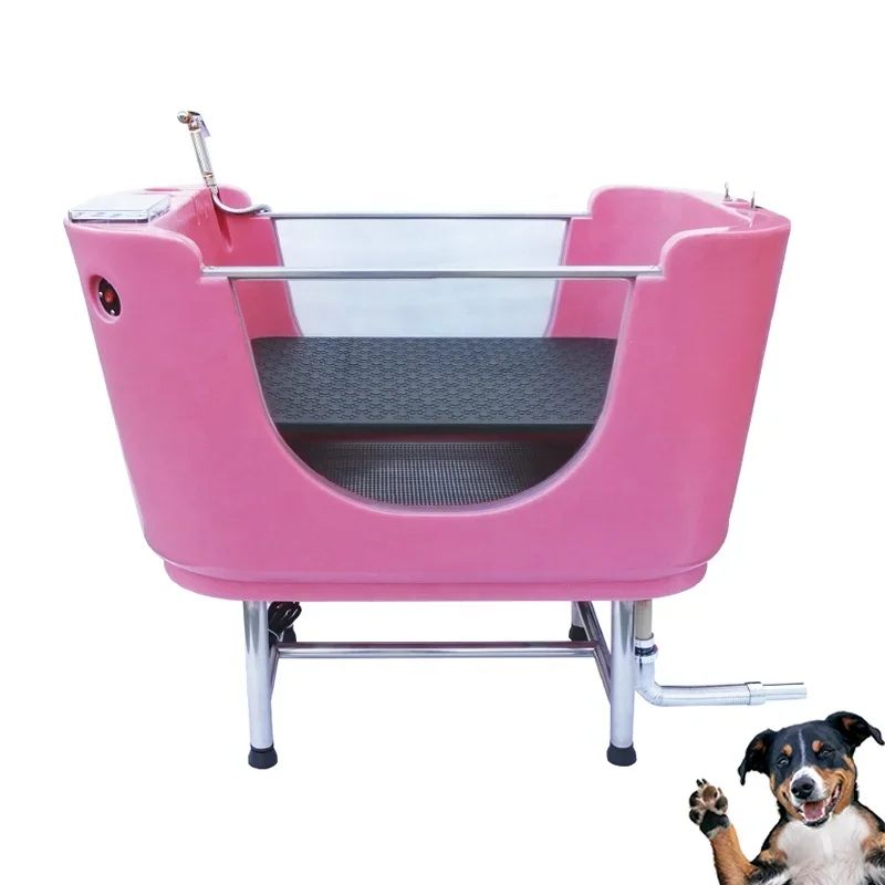 

Veterinary Plastic Pets Bathtub Dog Cat SPA Grooming Tub Vet Large Dog Grooming Tub for Sale