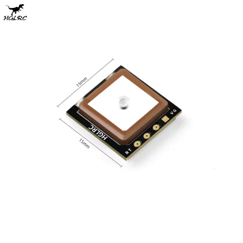 HGLRC M100 MINI GPS Chip di decima generazione di posizionamento a tre modalità 3.3V-5V per drone da corsa FPV per drone freestyle RC FPV