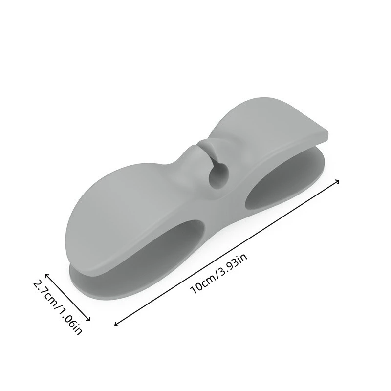 4個/ケーブルオーガナイザー弓型ハブ、複数の色をご用意、ポータブルケーブルオーガナイザー