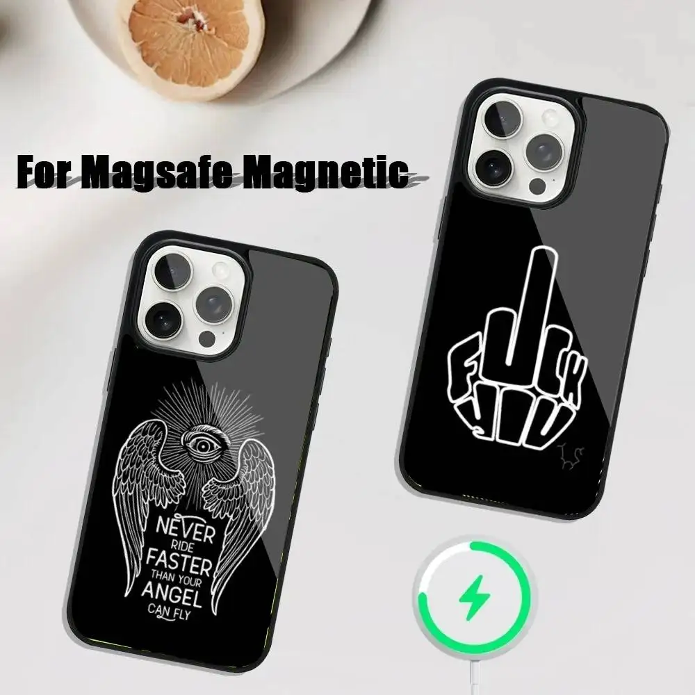

1N23456 Motorcycle Phone Case For iPhone 16,15,14,13,12,11,Plus,Pro,Max Mini Magsafe Magnetic Wireless Charging