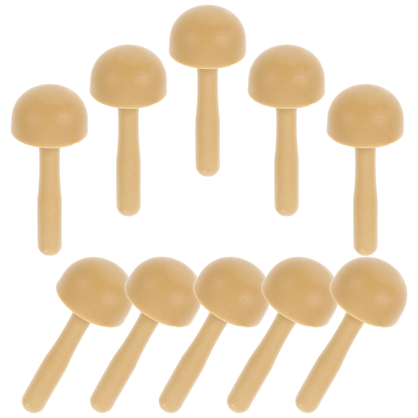 

10pcs Mushroom Tools Roller Plastic Printmaking Stick for Painting Pottery Drawing Rubbing Ink Craft Supplies DIY