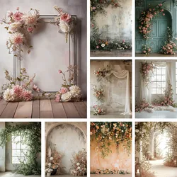 Mehofond Photography Background Boho Indoor Floral Window Adult Birthday Wedding Maternity Portrait Decor Backdrop Photo Studio