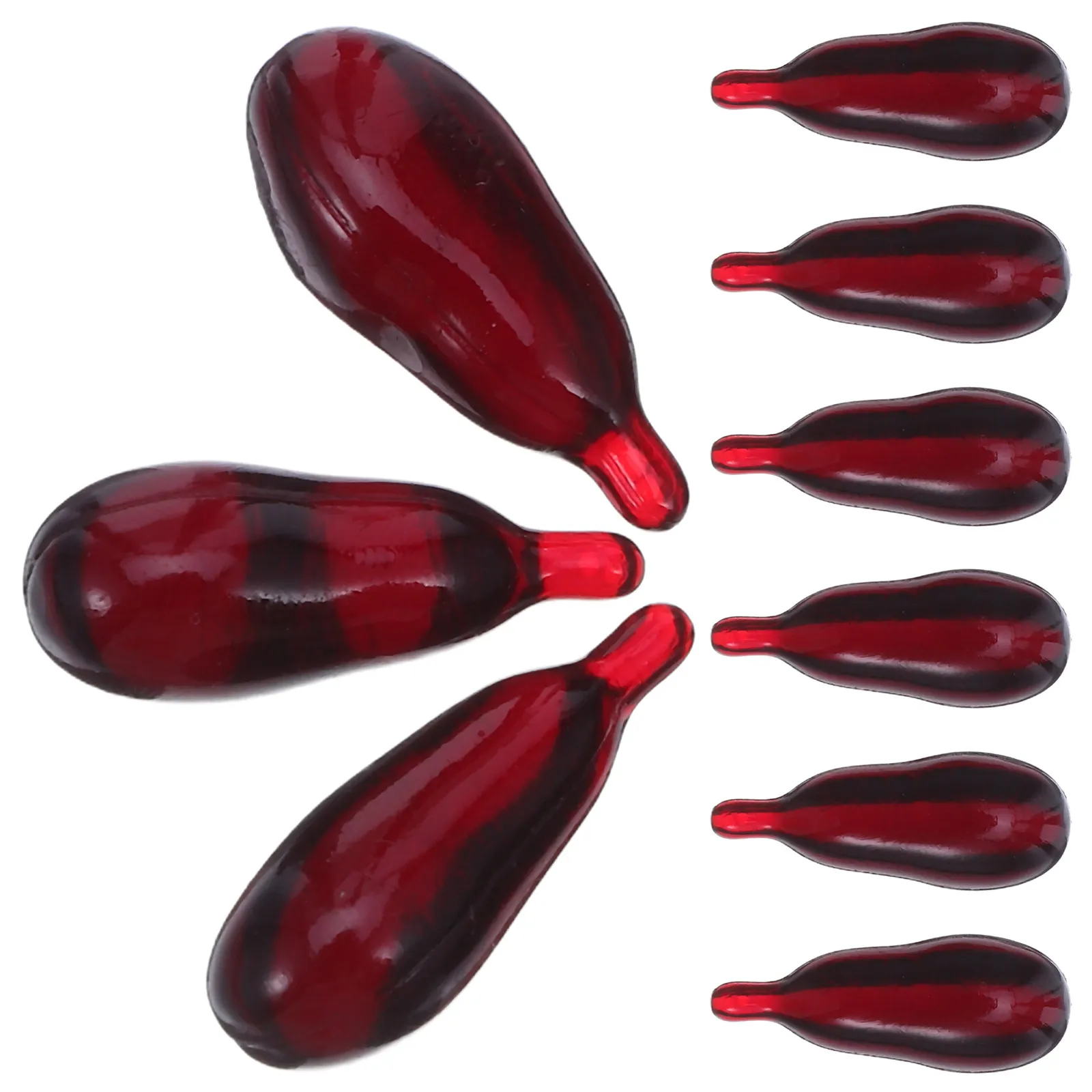 

9Pcs Halloween Blood Capsules Fake Blood Props Realistic Prank Supplies for Party Horror Makeup Zombie Cosplay Effects