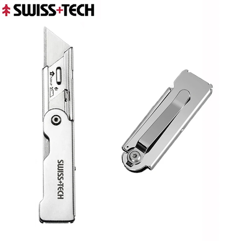 

SWISS TECH мини складной нож канцелярские принадлежности брелок многофункциональный инструмент карманный нож сменный резак с лезвием