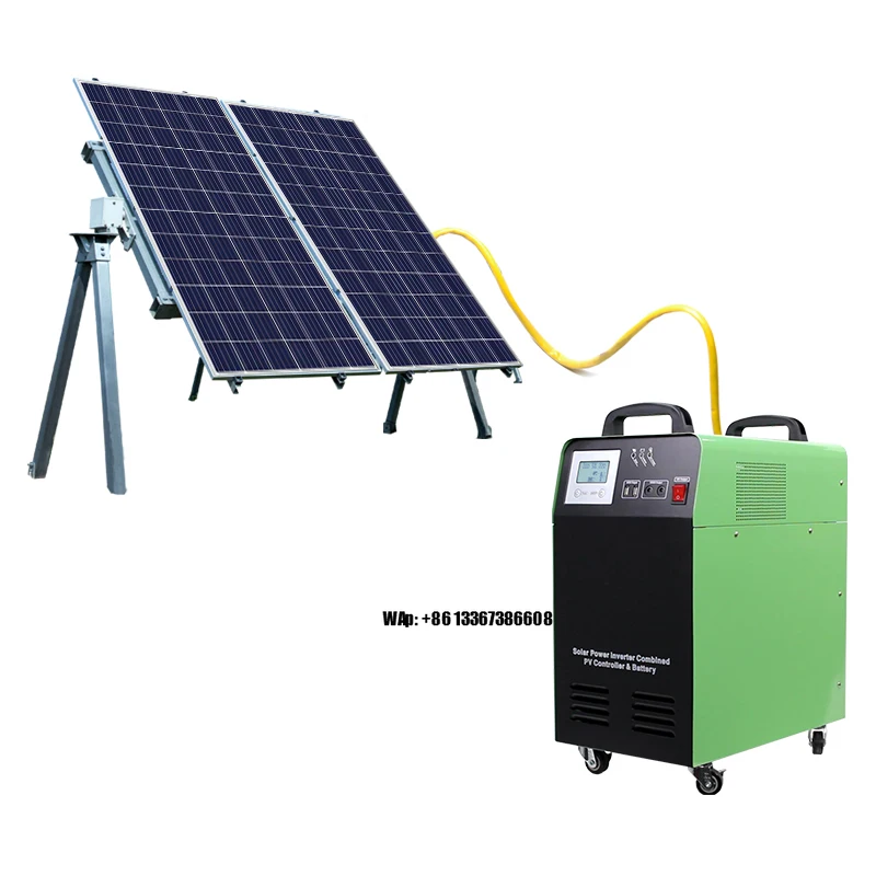 

1kW Solar Generator Output All-in-One Inverter Kit 12v 24v 50/60hz Output Voltage 110/220v AC Solar Panels Pure Sine Wave 10