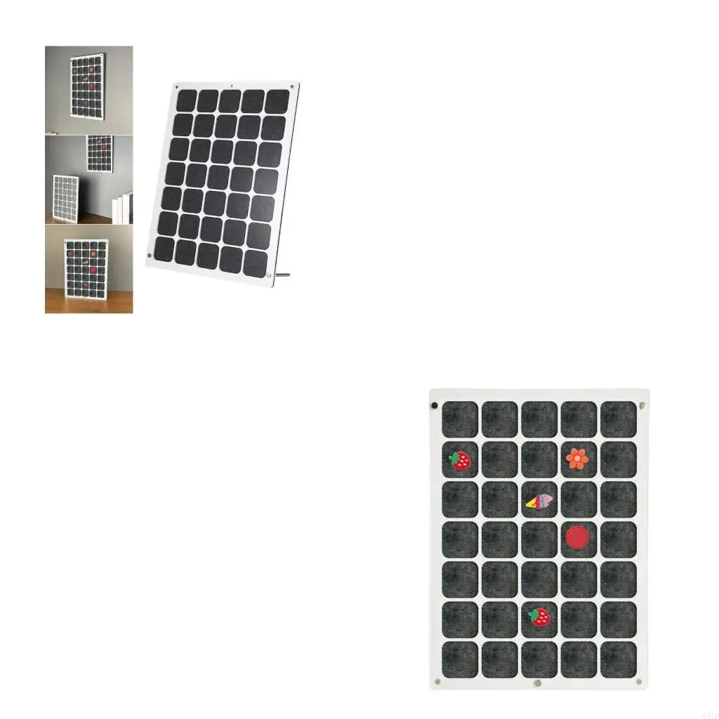 

35-слотовый дисплей, пылезащитный защитный чехол, регулируемая настенная настольная подставка для ювелирных брошей, предметы