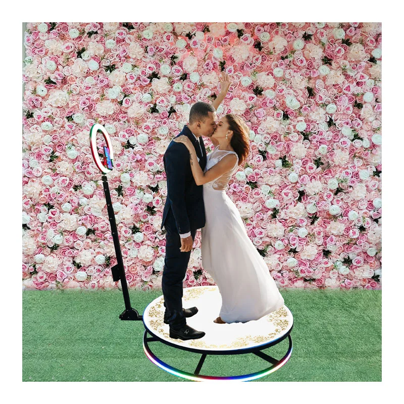 Rotating Digital Camera Video Booth Automatic Rotation 360 Photo Booth Inflatable Shell Background