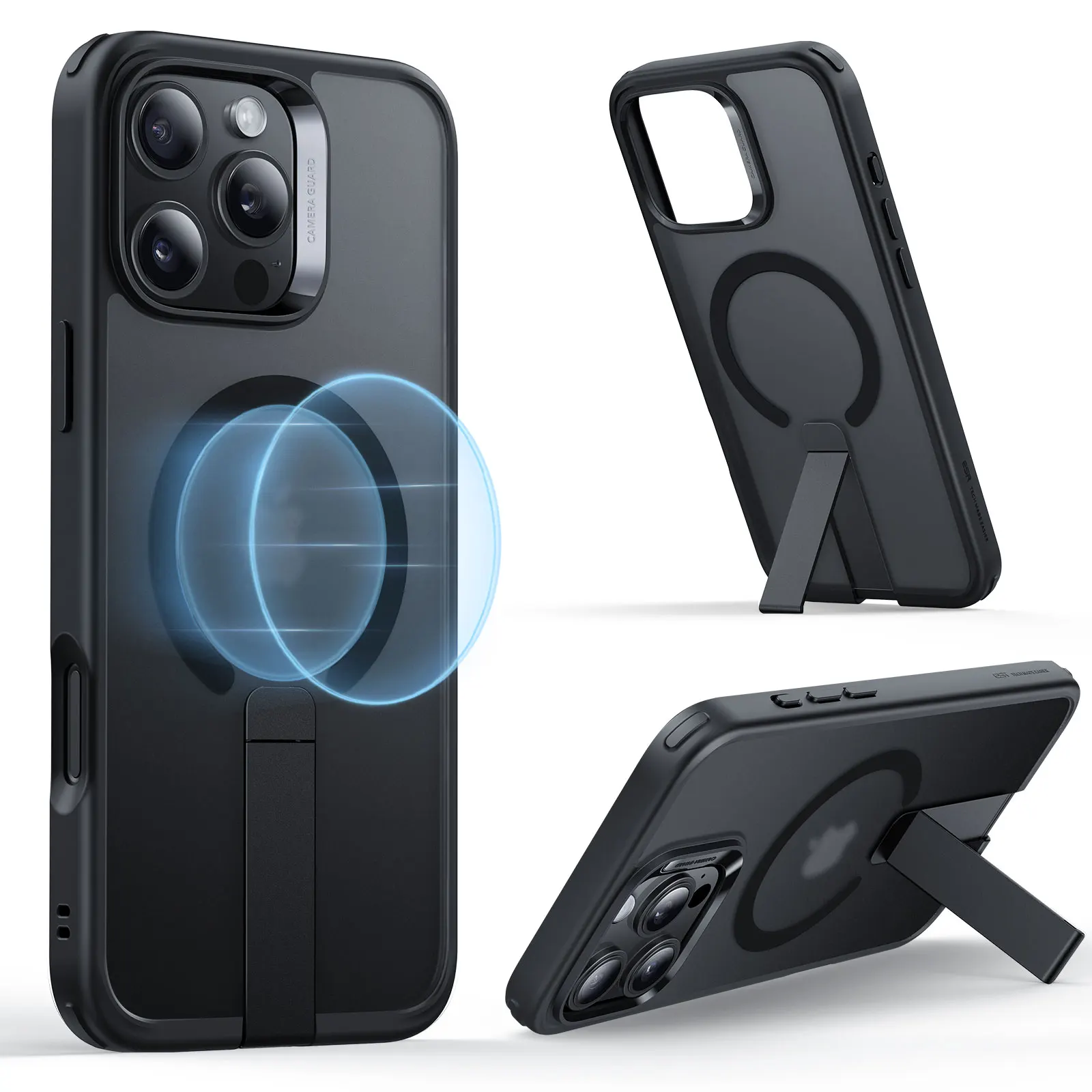 ESR pour étui avec béquille magnétique pour iPhone 16 Pro Max, Protection de qualité militaire, étui antichoc pour iPhone 15/15 Plus