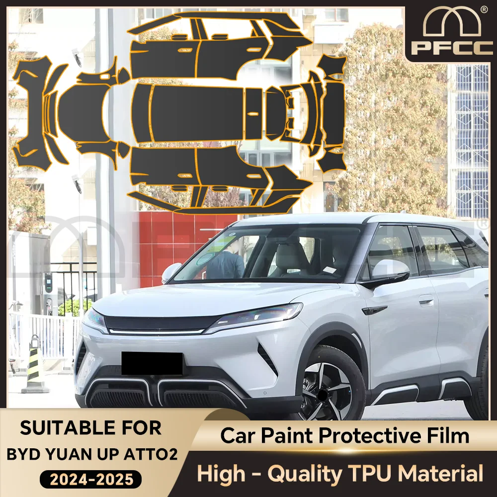 

PPF Car Paint Protection Film For BYD Yuan UP ATTO 2 2024 2025 Pre-cut Anti-scratch Body Sticker Repair Bra Kit Transparent