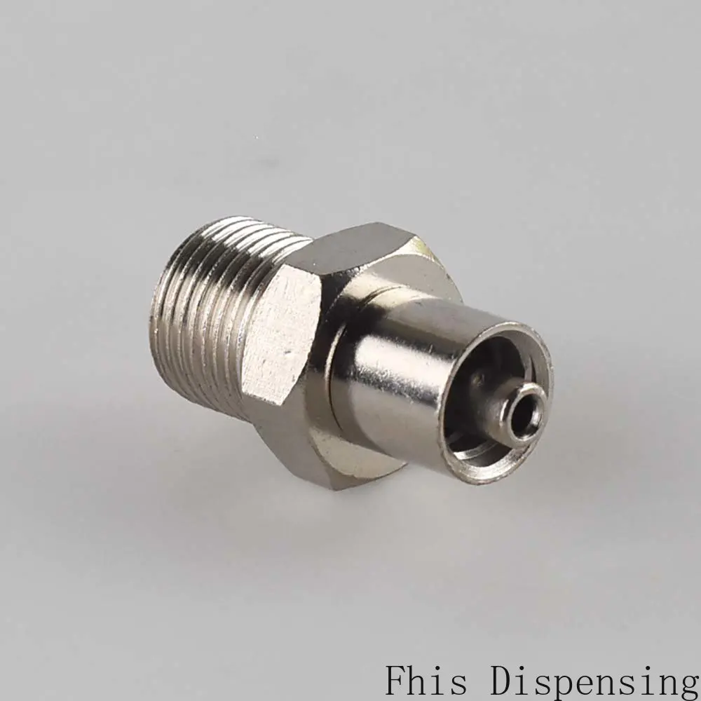M12 esparadrapo distribuidor encaixes níquel revestido latão luer lock adaptador