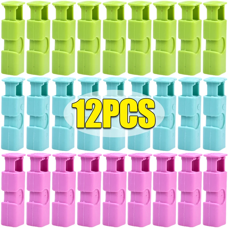 Reusable Food Sealing Clips Plastic Pocket Sealing Clamp Snack Bread Bags Clips Food Fresh-Keeping Spring Sealer Storage Clamps