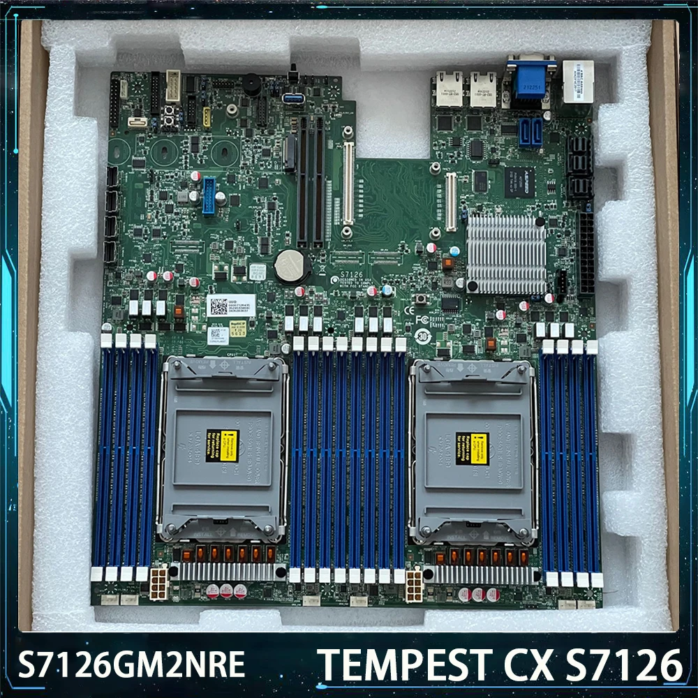 

S7126 S7126GM2NRE Server Motherboard For TYAN C621A LGA4189 DDR4 ECC M.2 E-ATX Works Perfectly Fast Ship High Quality