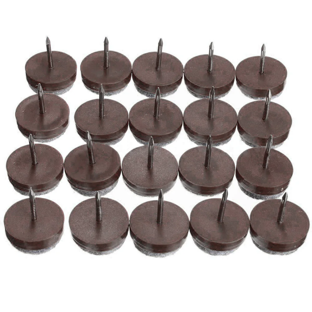 

20pcs Mini Anti Scratch Non Slip Reduce Noise Home Chair Leg Furniture Protective Floor Practical Accessories Felt Nail