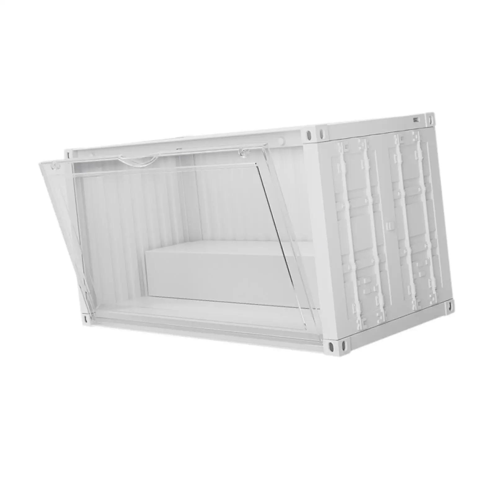 

Витрина для фигурок, штабелируемая подставка для игрушек, кукол, аниме-фигурок со светодиодной подсветкой для столешницы, рабочего стола, туалетного столика, офисного стола