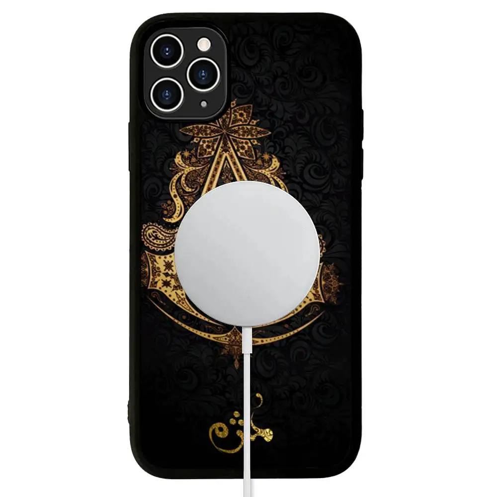 Classic Game A-Assassin-S-Creed Logo Magnetic Case For IPhone 17 16 14 13 12 11 15 Pro Max Plus Wireless Charge Phone Cover